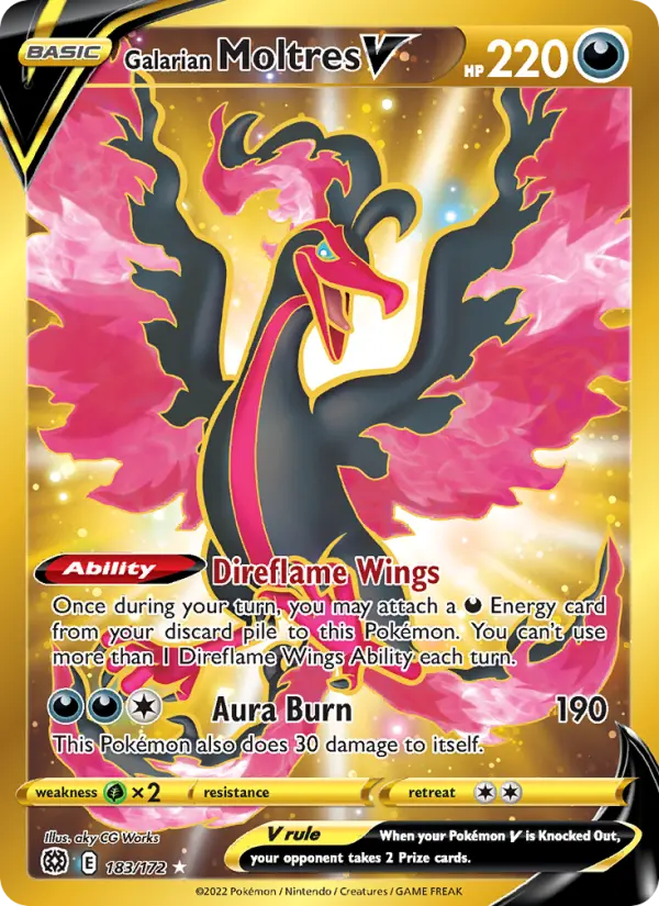Galarian Moltres V, Holo