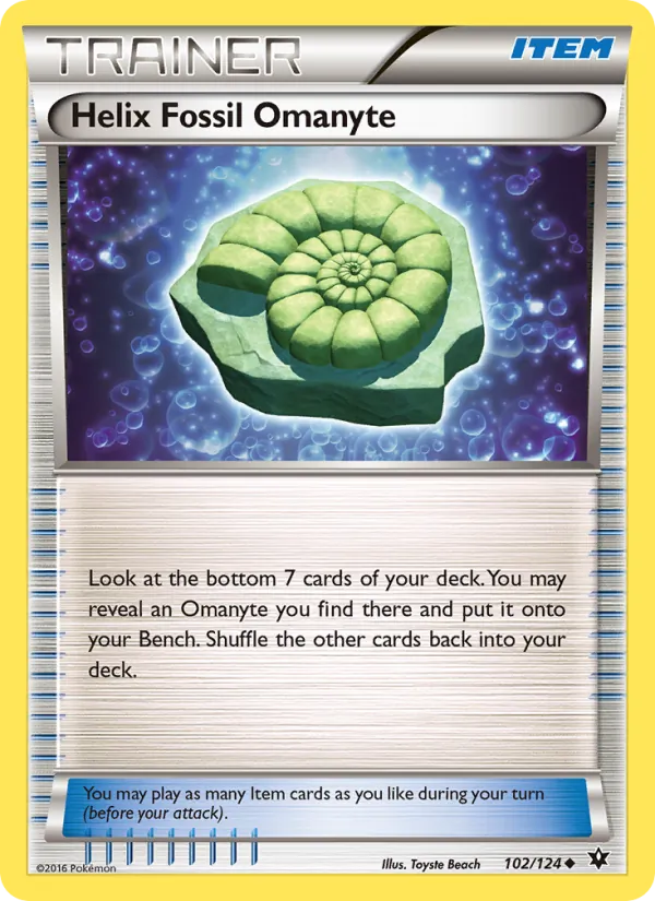 Helix Fossil Omanyte, Normal