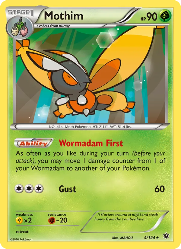 Mothim, Normal