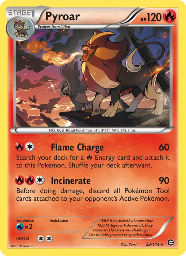 Pyroar, Normal