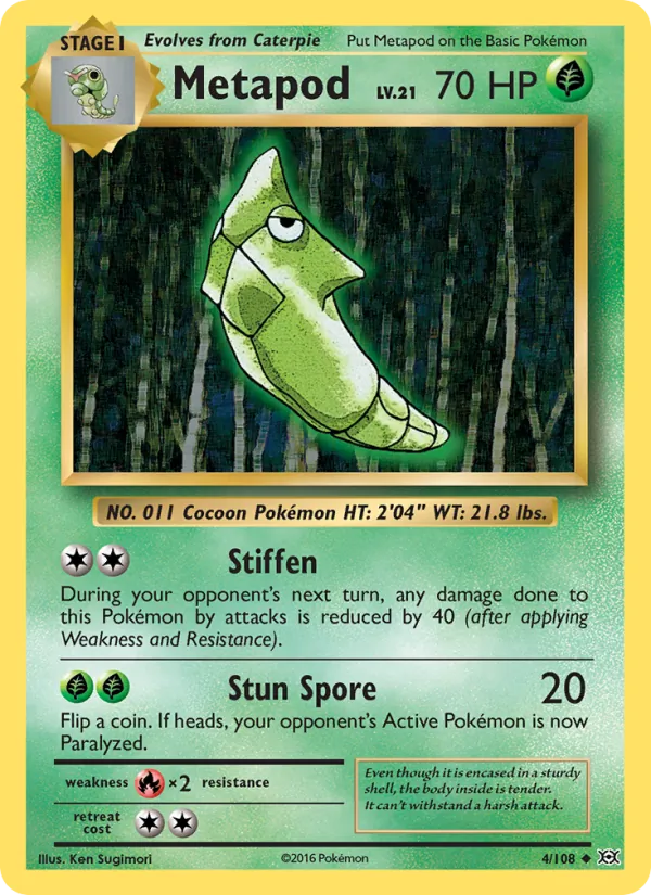 Metapod, Normal