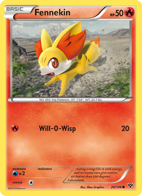 Fennekin, Normal