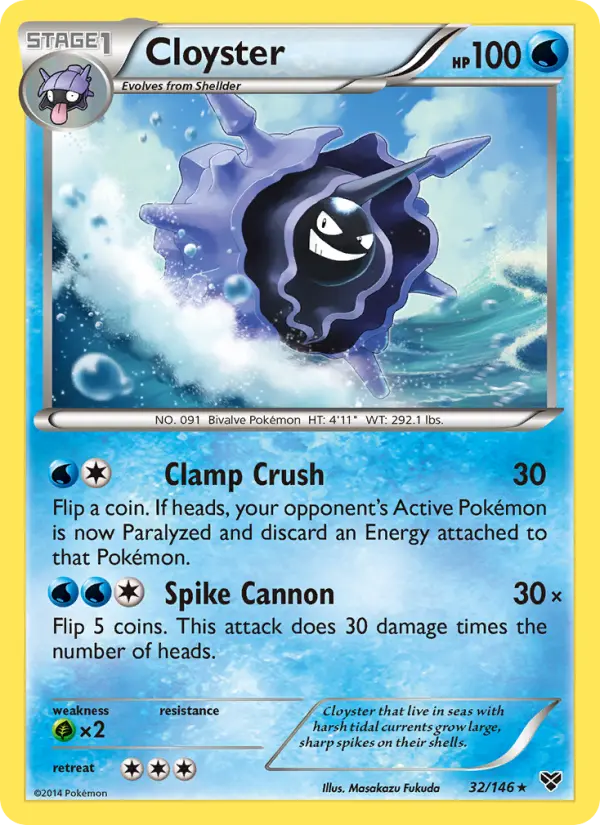 Cloyster, Normal