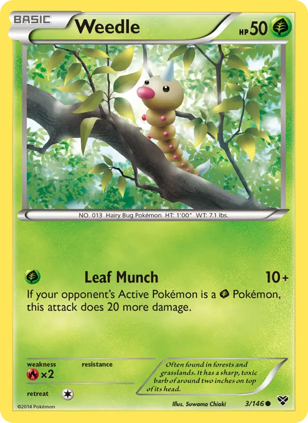 Weedle, Normal