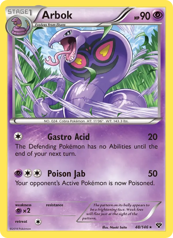 Arbok, Normal