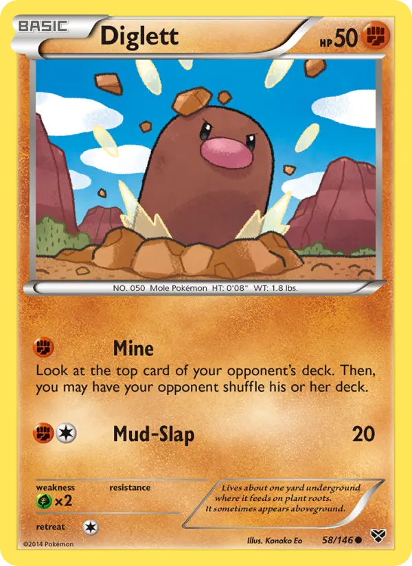 Diglett, Normal
