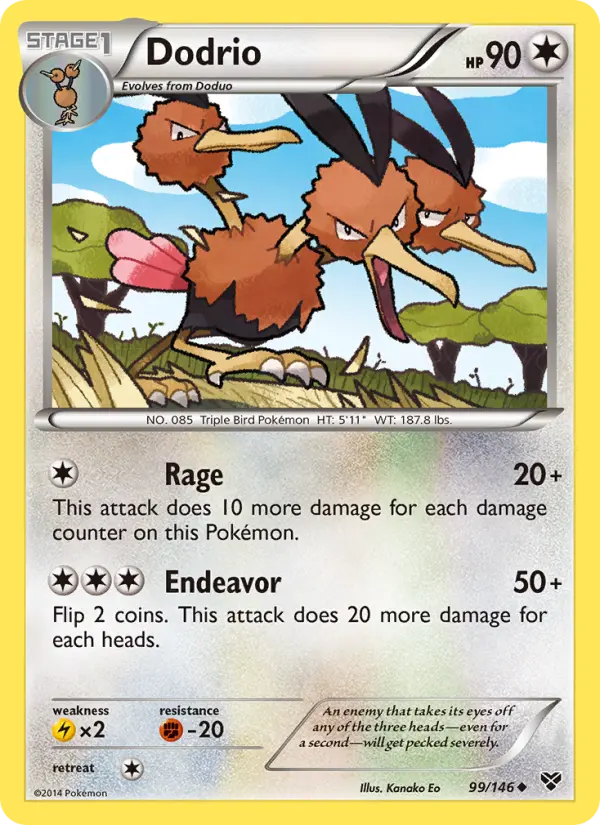 Dodrio, Normal