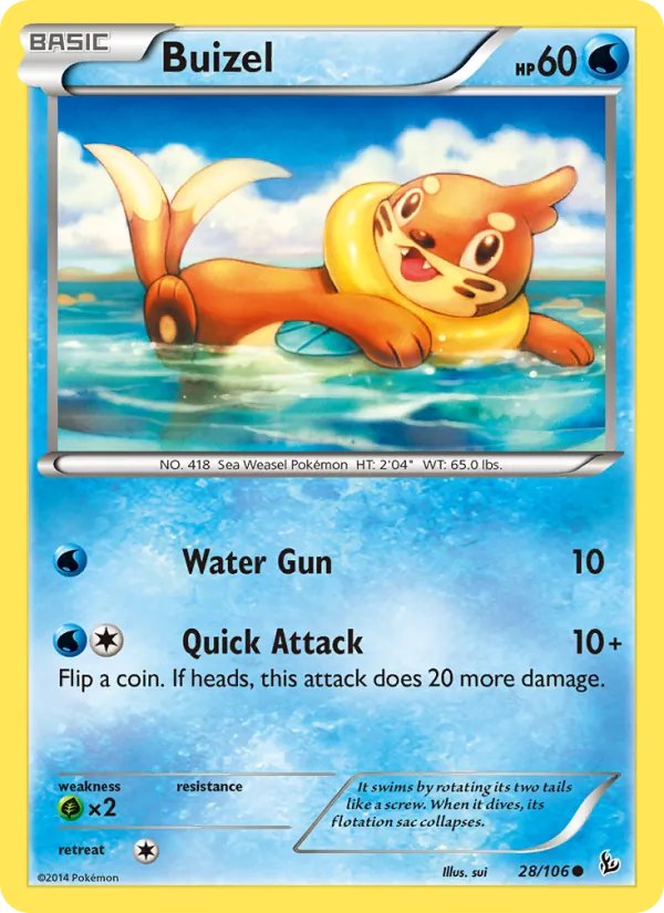 Buizel, Normal