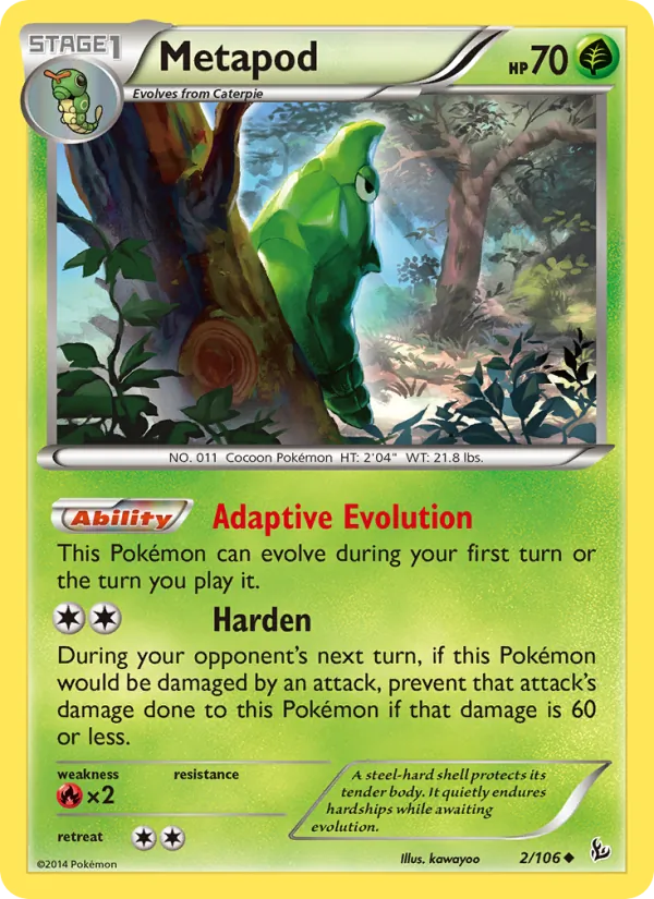 Metapod, Normal