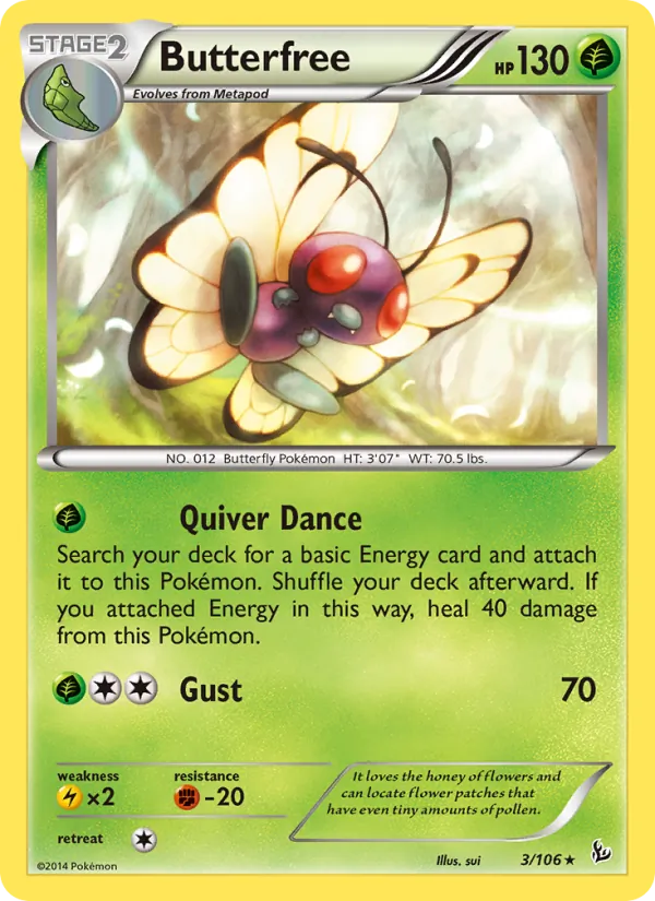 Butterfree, Normal