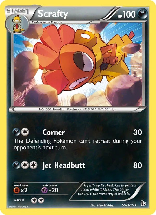 Scrafty, Normal