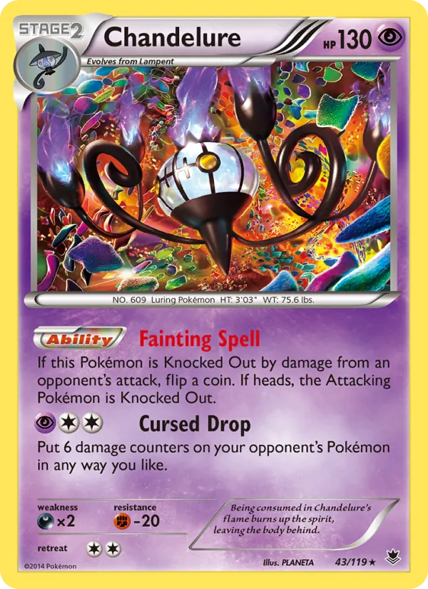 Chandelure, Holo