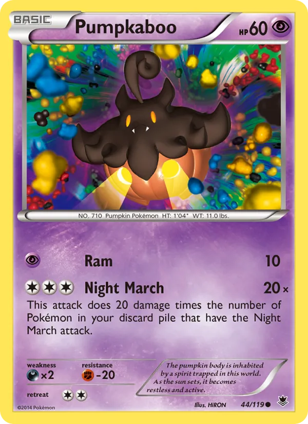 Pumpkaboo, Normal