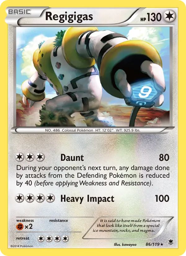 Regigigas, Holo