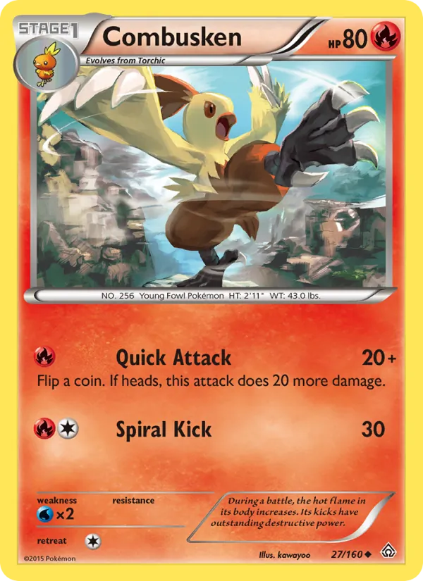 Combusken, Normal