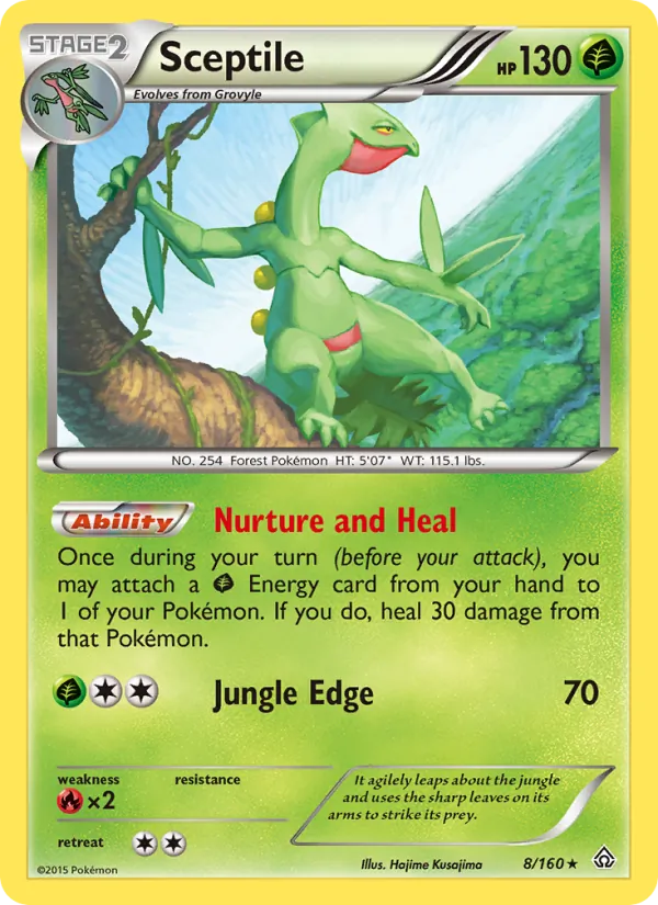 Sceptile, Normal