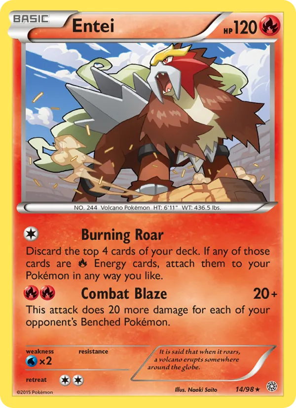 Entei, Normal