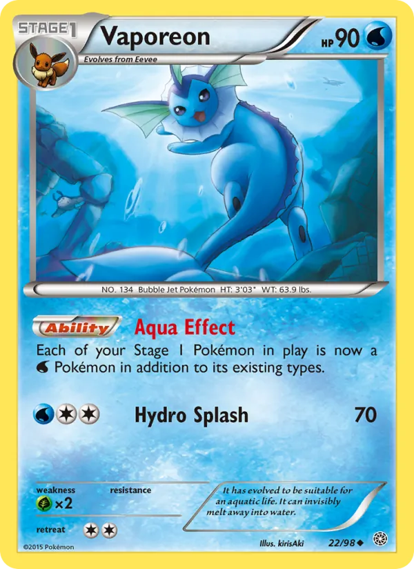 Vaporeon, Normal