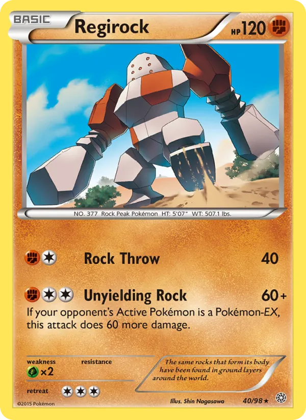 Regirock, Normal