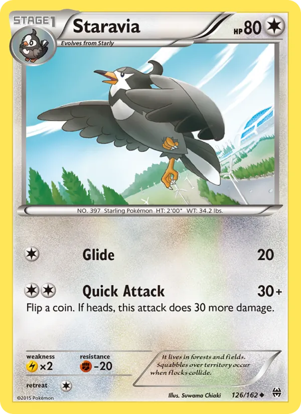 Staravia, Normal