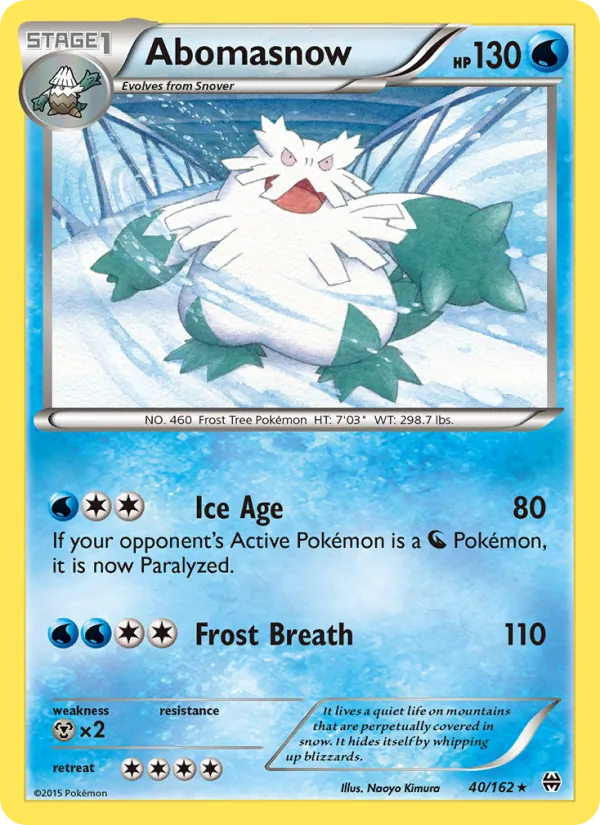 Abomasnow, Normal