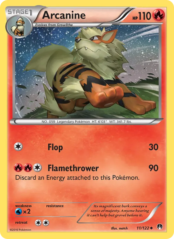Arcanine, Normal