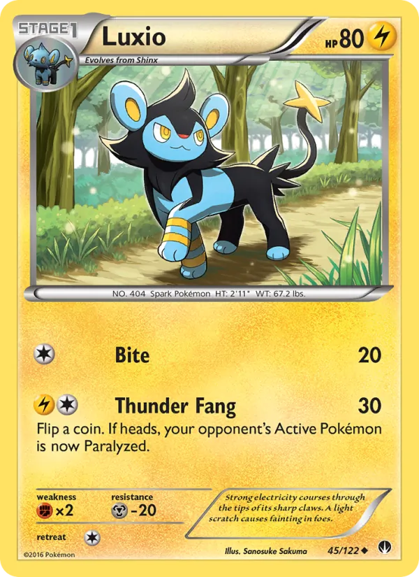 Luxio, Normal